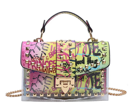 Graffiti Crossbody Handbag